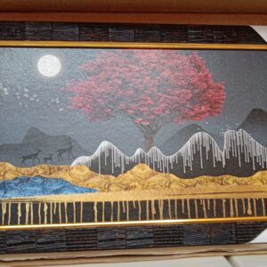 Twilight Whispers: Mystical Deer Under Moonlit Skies