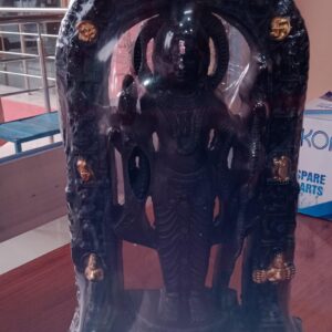 Ram Ji Black Statue – Divine Elegance in Every Detail